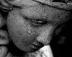 angel, crying, statue